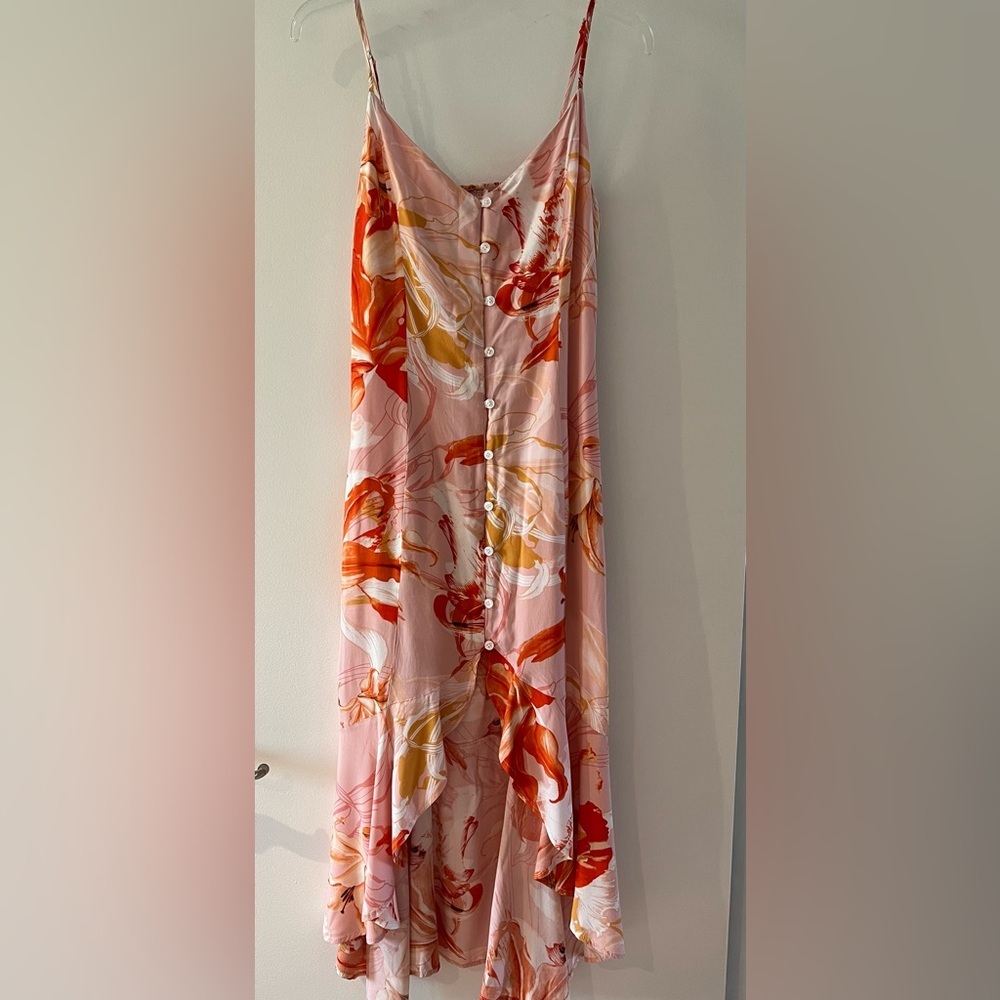 Abel The Label Flower Bomb Lola High Low Dress M - Picture 2 of 9